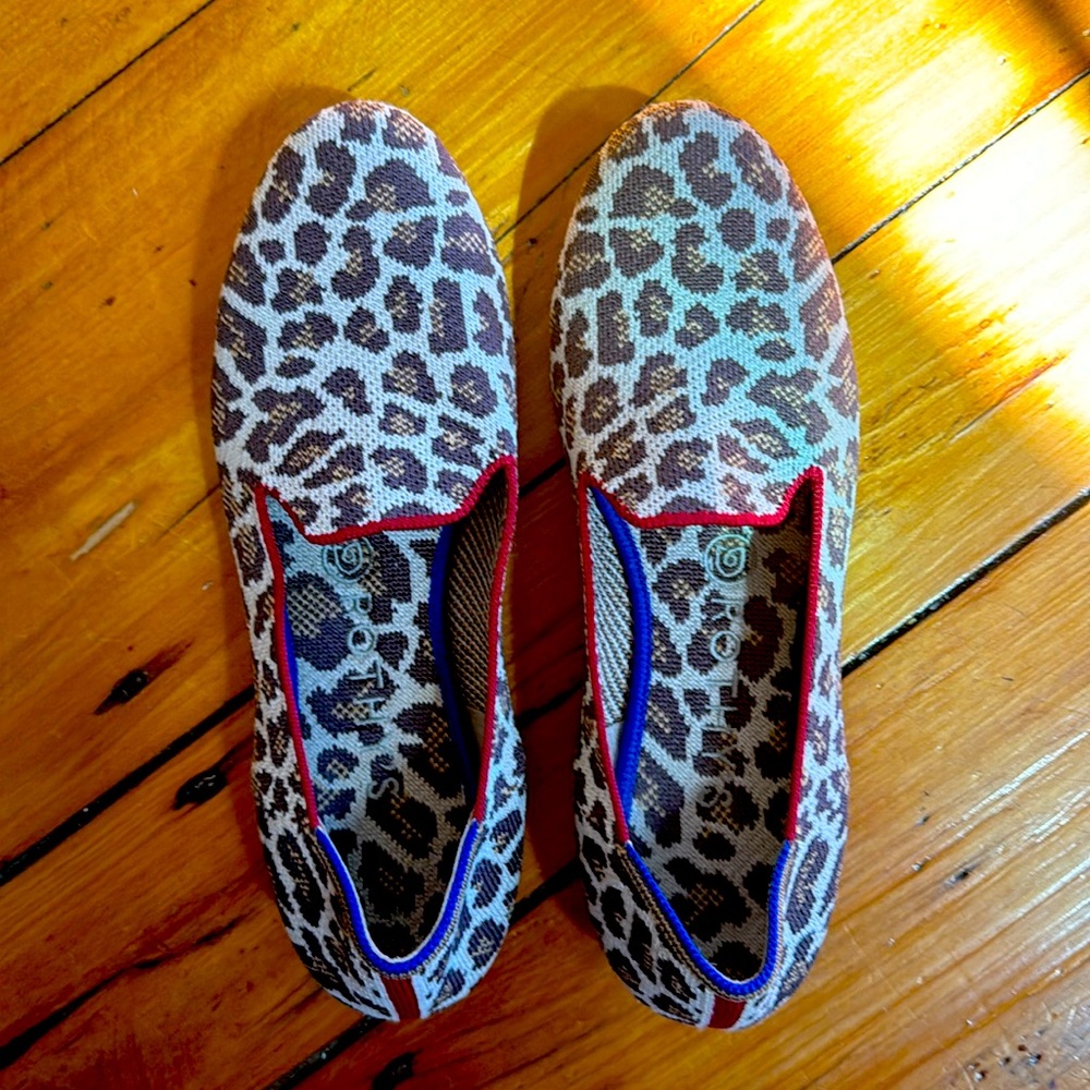 ROTHY’ Mocha Spot loafers
